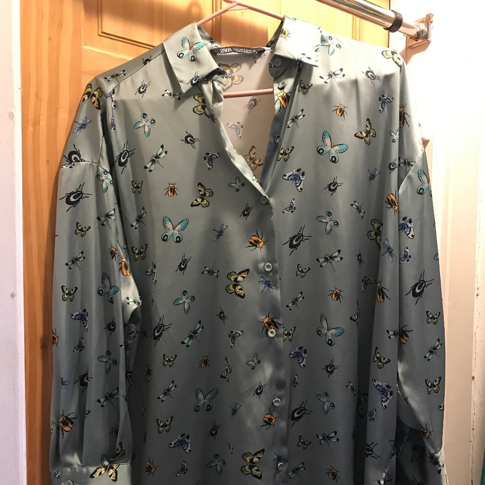 Zara shirt dress